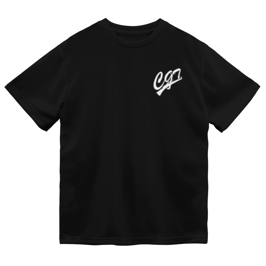 カラーガードチームCGTのCGT（白抜き） ドライTシャツ