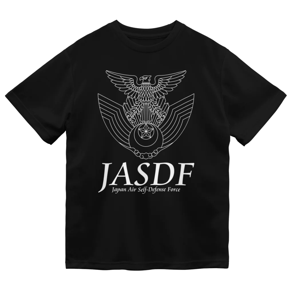 DRIPPEDのJASDF-JAPAN AIR SELF-DEFENSE FORCE-航空自衛隊ロゴ ドライTシャツ