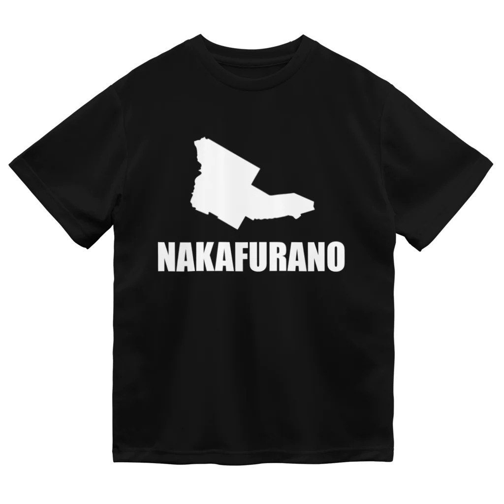 なかふらの屋さん【北海道中富良野町専門店】のNAKAFURANO おおきいロゴ 白ver. ドライTシャツ