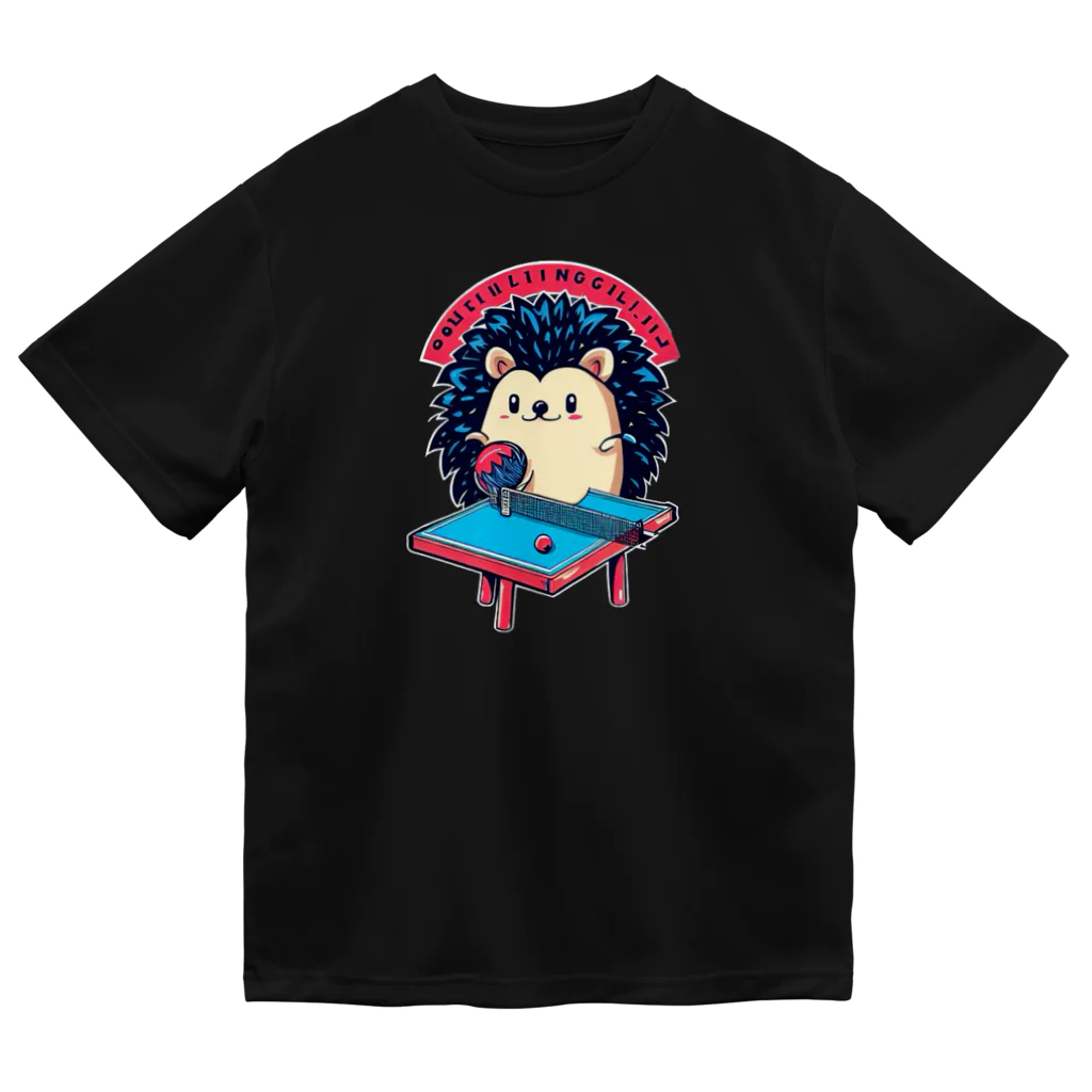 ピンポンホンポのハリネズミ ドライTシャツ