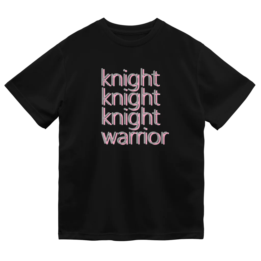 アルカナマイル SUZURI店 (高橋マイル)元ネコマイル店の3 knights,1 warrior(English ver.) Dry T-Shirt