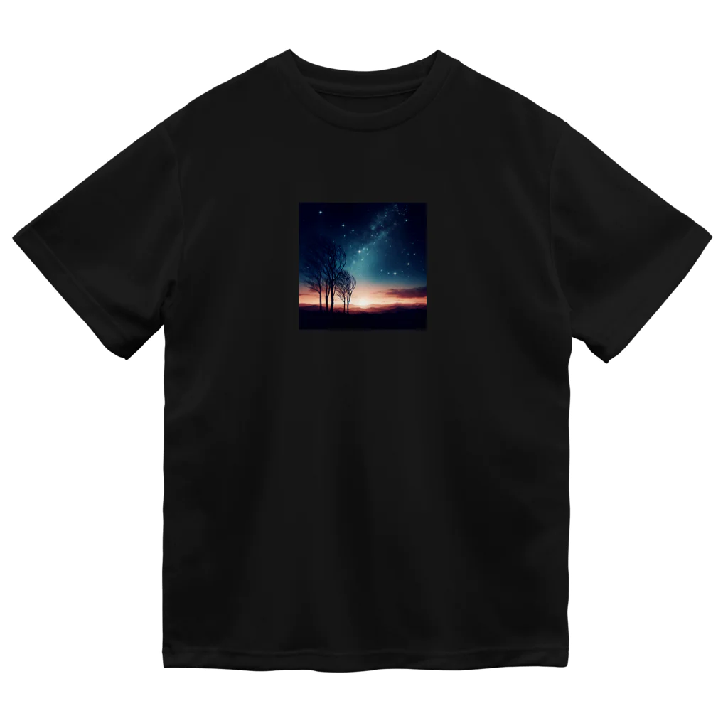 終わらない夢🌈の幻想的な夜空🌌 Dry T-Shirt