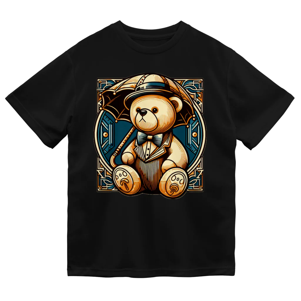 Kuma-Chanのアートなくまちゃん ドライTシャツ