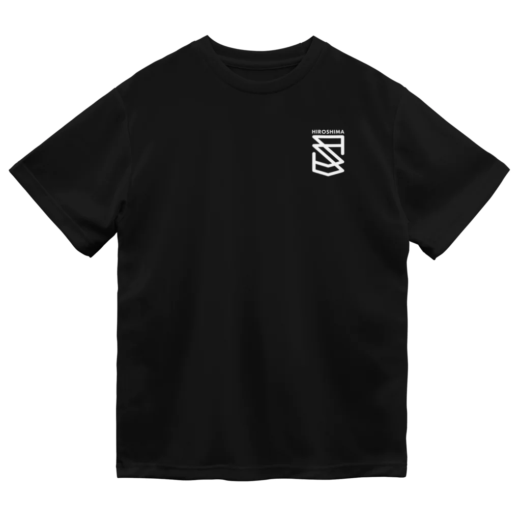 室内サッカーshopのWHITE_LOGO ドライTシャツ