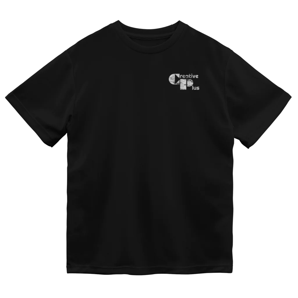 Creative PlusのカモフラージュCP-Logo（白黒） ドライTシャツ