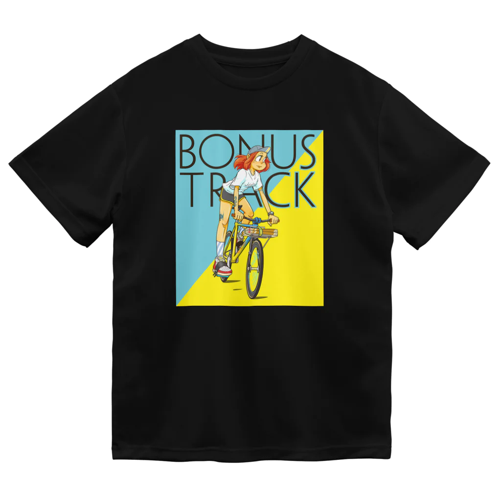 nidan-illustrationのBONUS TRACK (inked fixie girl) ドライTシャツ