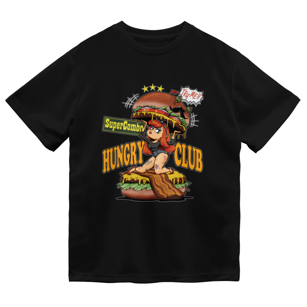 nidan-illustrationの"HUNGRY CLUB" Dry T-Shirt