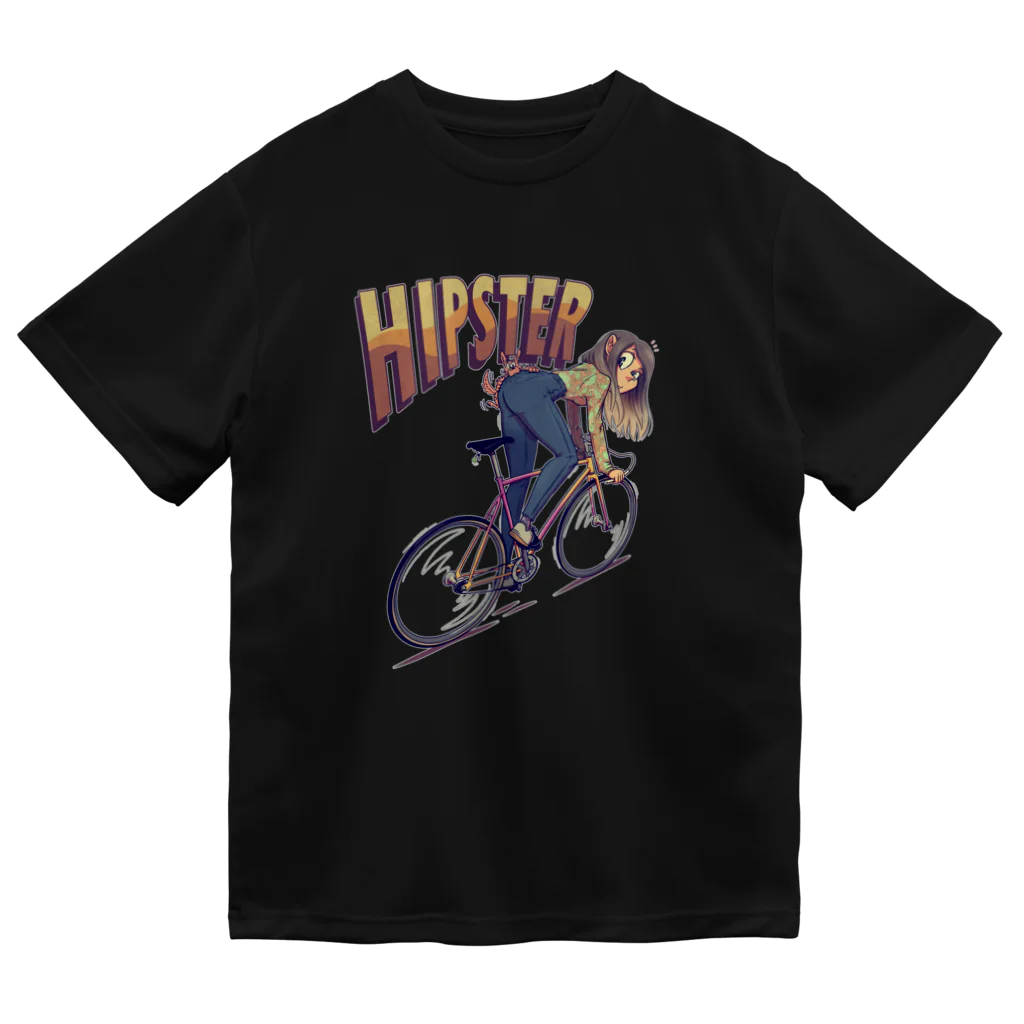 nidan-illustrationの"HIPSTER" ドライTシャツ