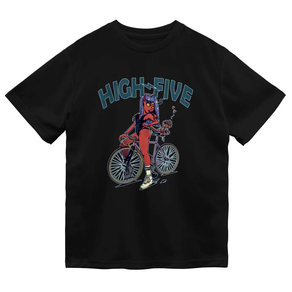 nidan-illustrationの"HIGH FIVE" ドライTシャツ