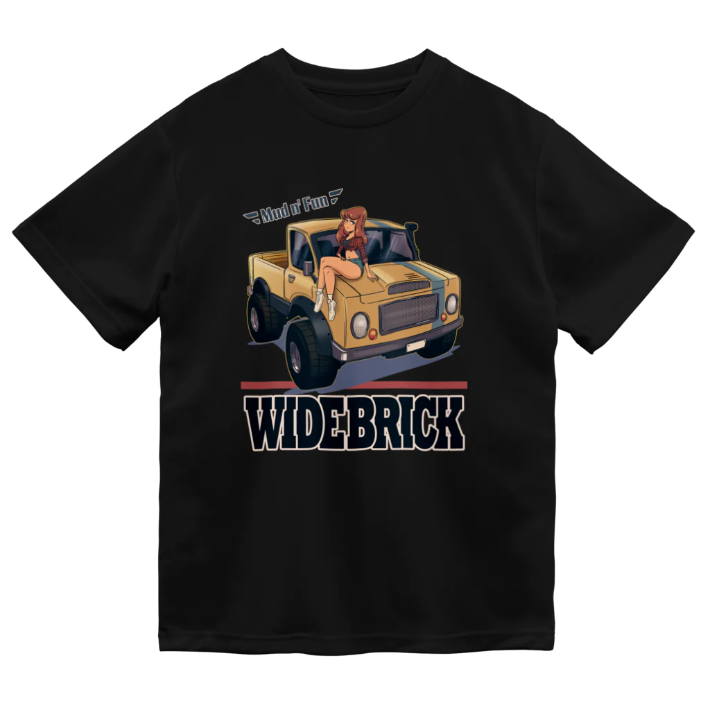 nidan-illustrationの"WIDE BRICK" Dry T-Shirt