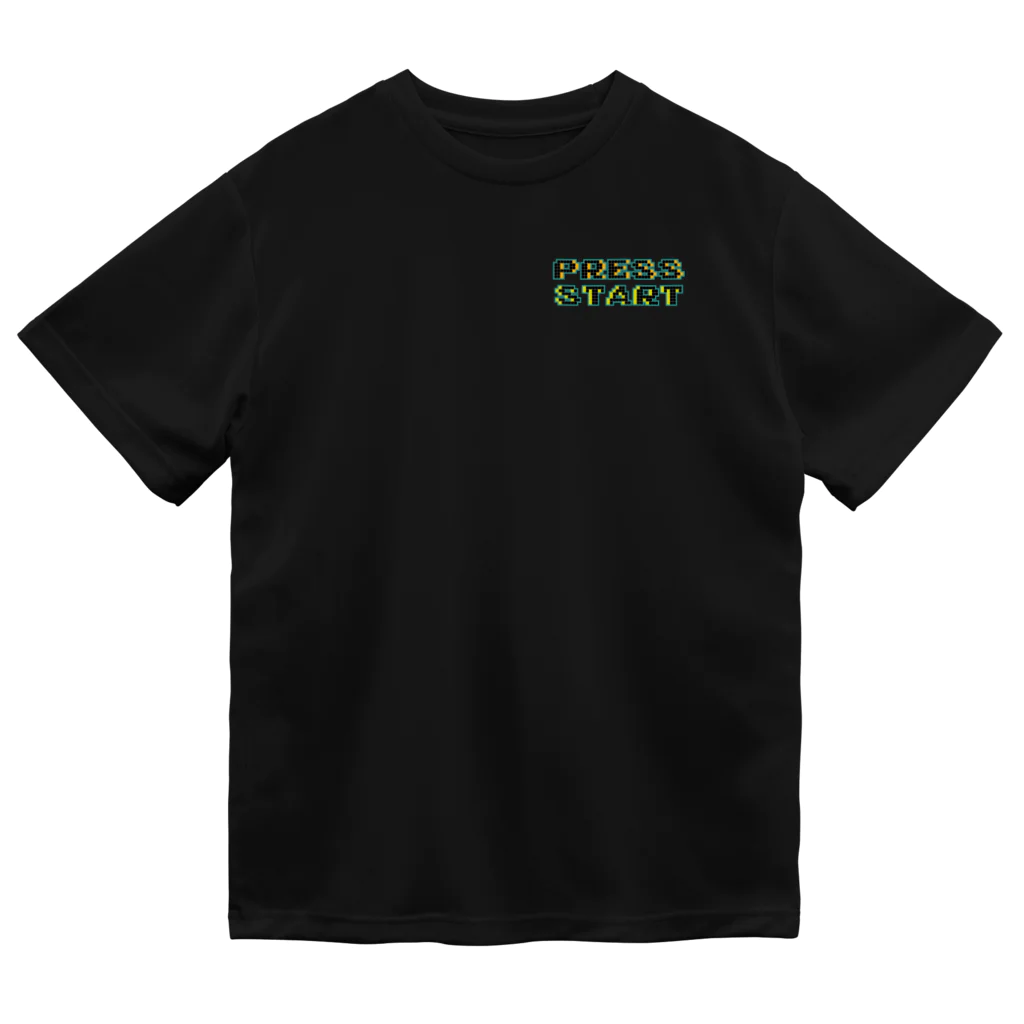 nidan-illustrationの“PRESS START” 1-#2 ドライTシャツ