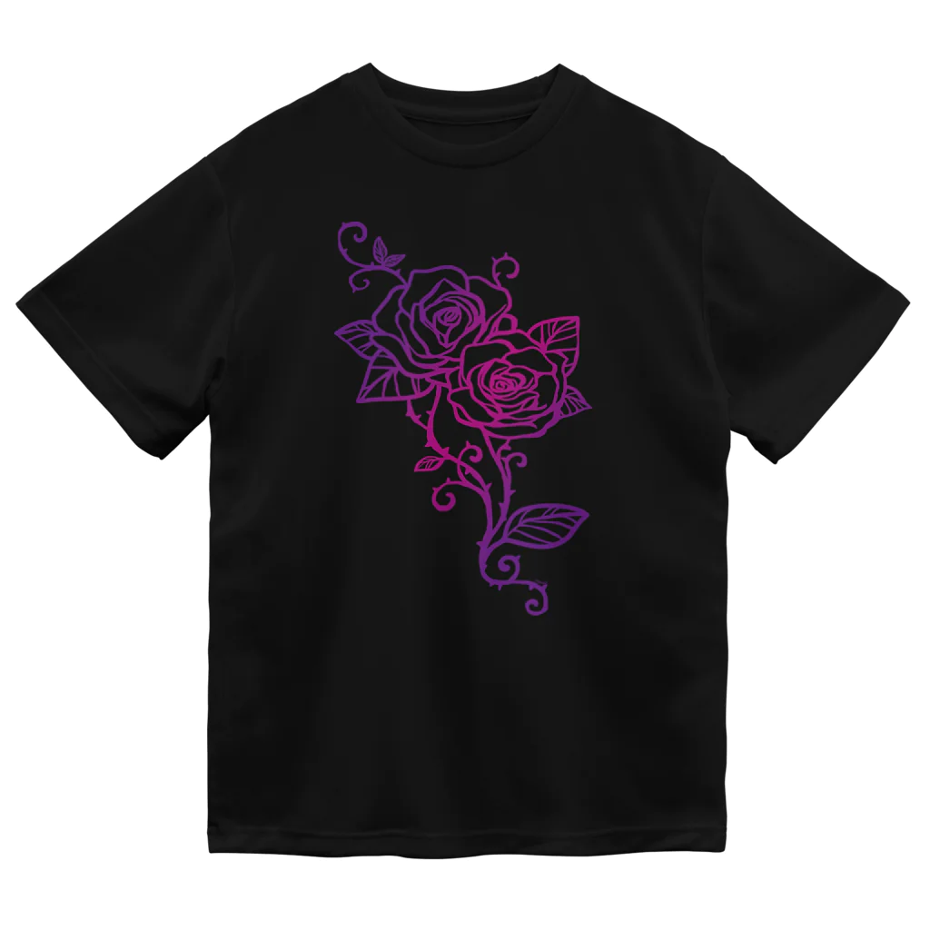 みあまゆあの悪魔ローズ・翼 ドライTシャツ