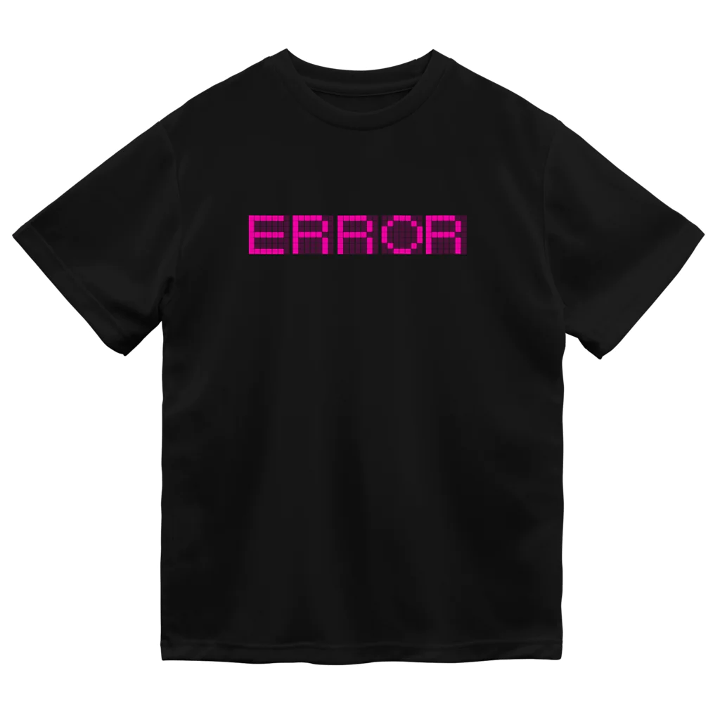 M/D(えむでぃー)のERROR ビビットピンク ドライTシャツ