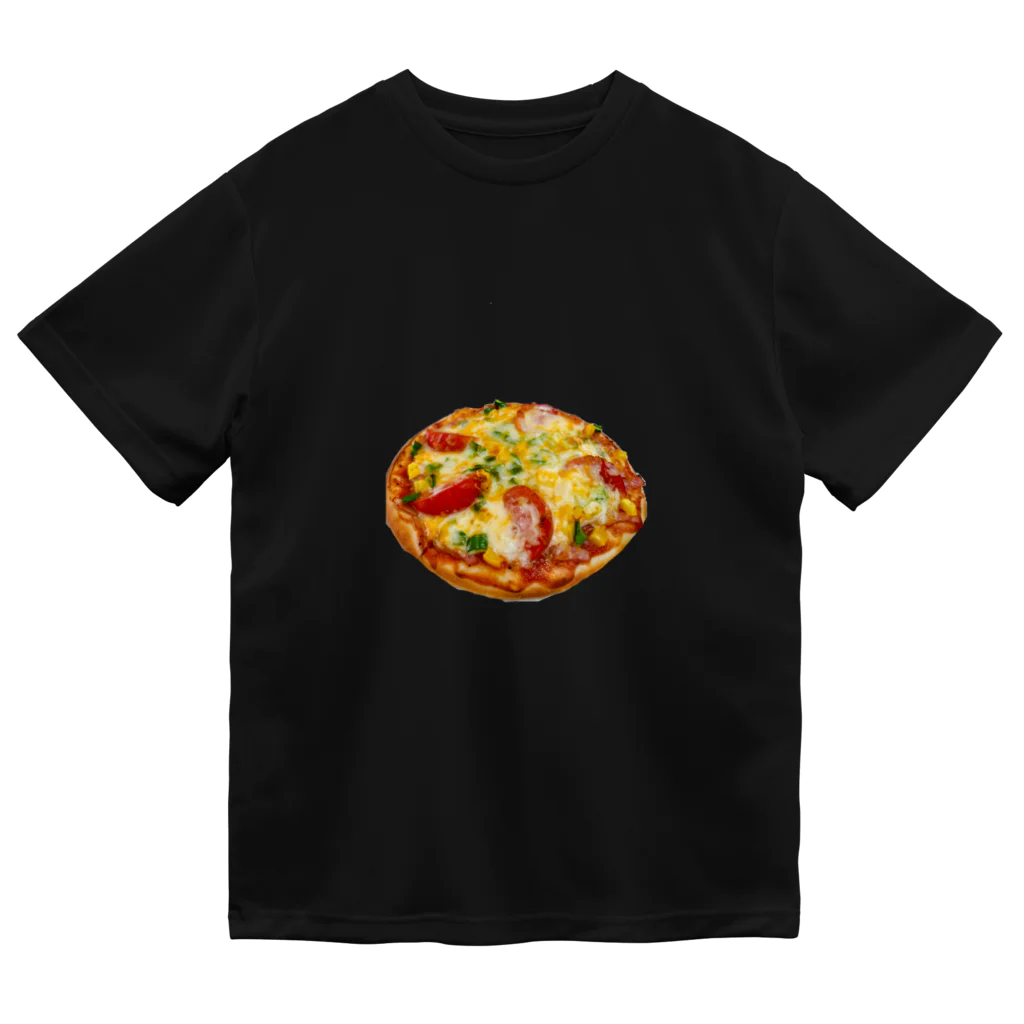 summersaladの熱々ピザさん ドライTシャツ