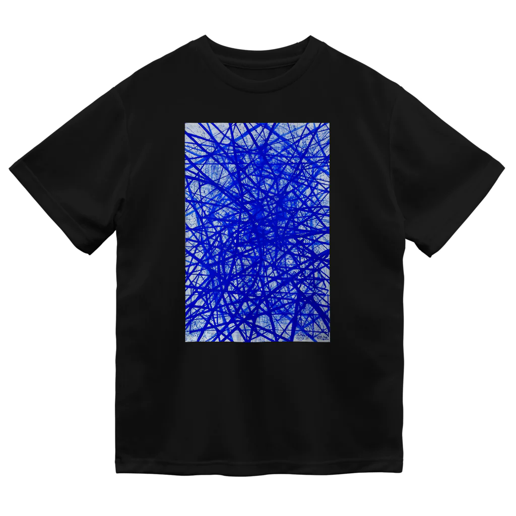 Takeo_HiraoのHirao_Blue_03 ドライTシャツ