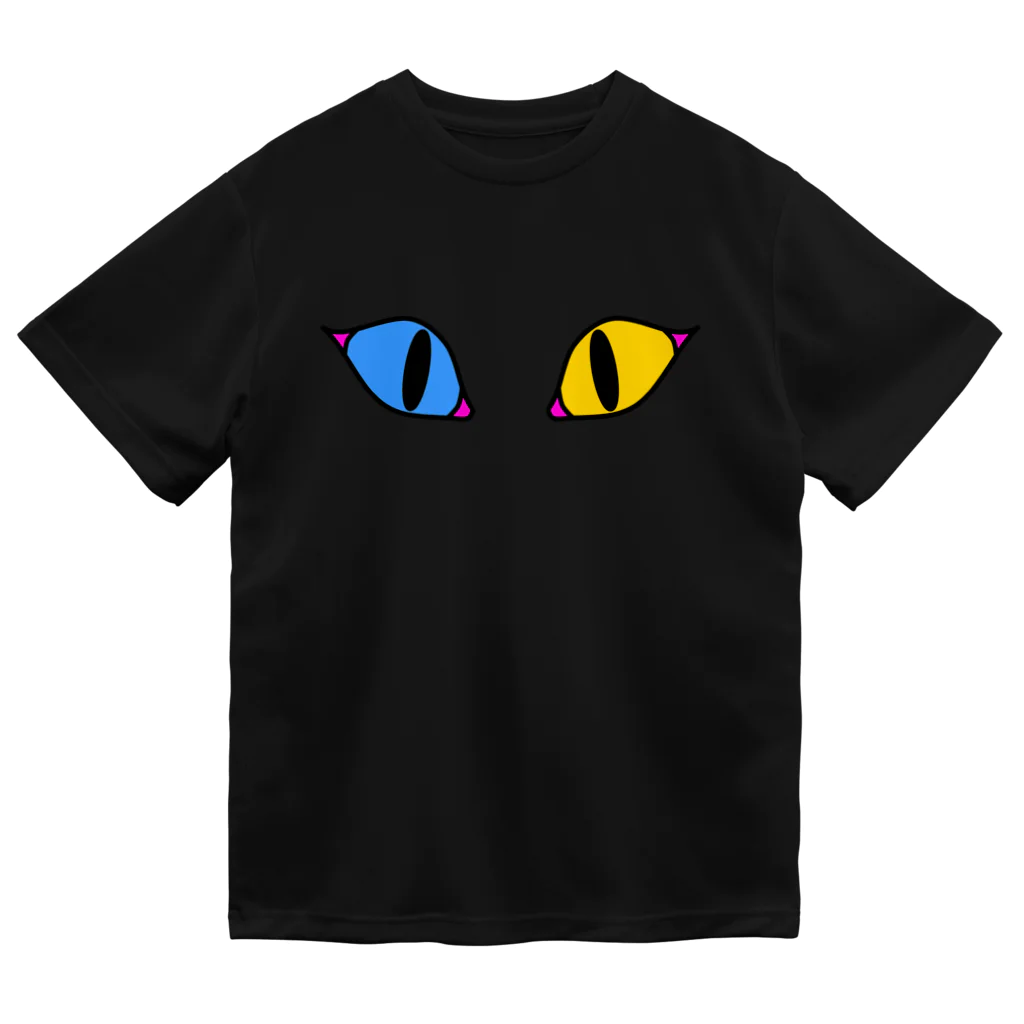 Mekki屋さんのねこおめめ Dry T-Shirt