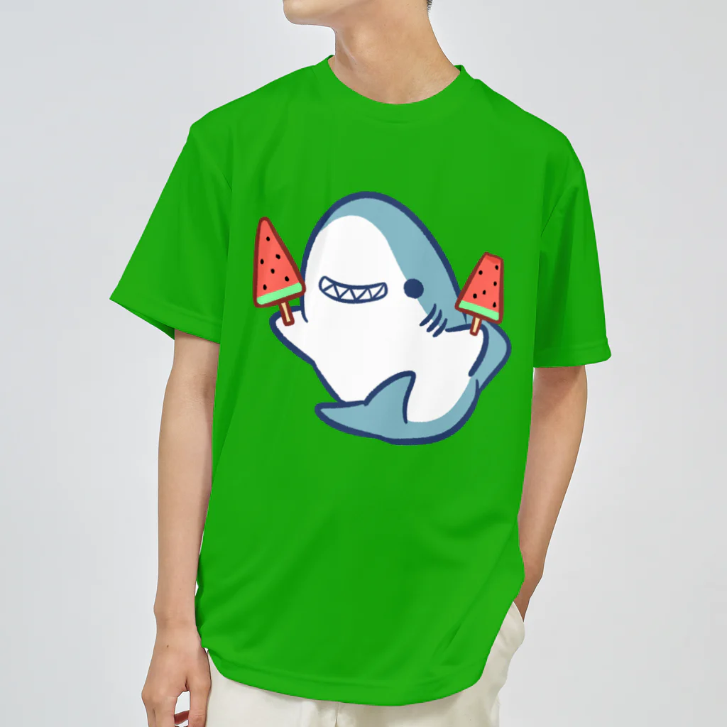鮫処 祭の夏やな鮫 ドライTシャツ