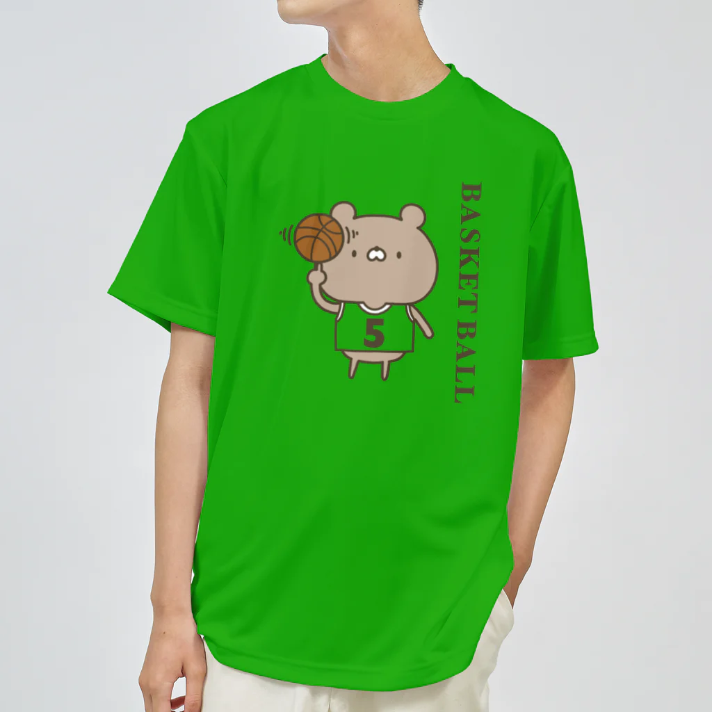 ユウィズのバスケットボールクマ Dry T-Shirt