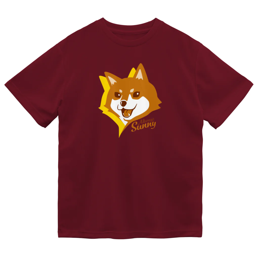 kocoon（コクーン）の陽気な笑顔の柴犬 Dry T-Shirt