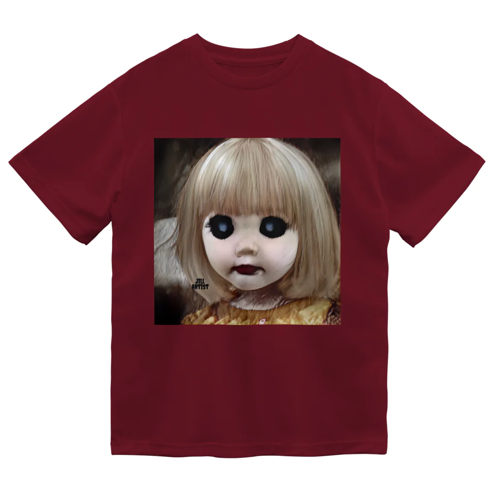 【ホラー専門店】ジルショップの怖い幼女の西洋人形 Dry T-Shirt