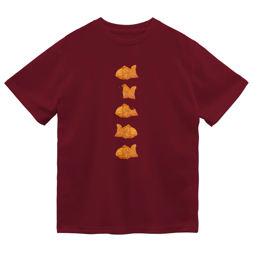 まっちゃん屋のあ、今日も明日もたい焼き食べよう。 Dry T-Shirt