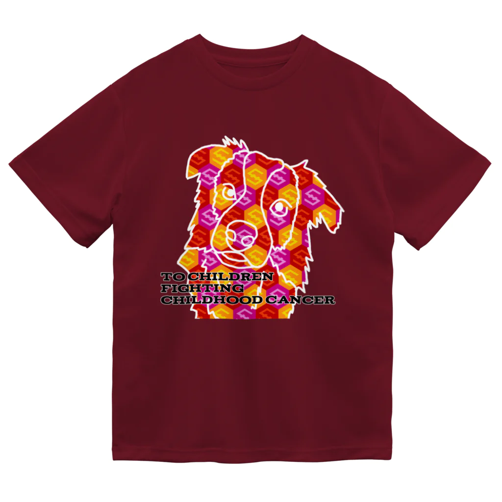 IOST_Supporter_CharityのIOST【Hiroシリーズ】Dog ドライTシャツ