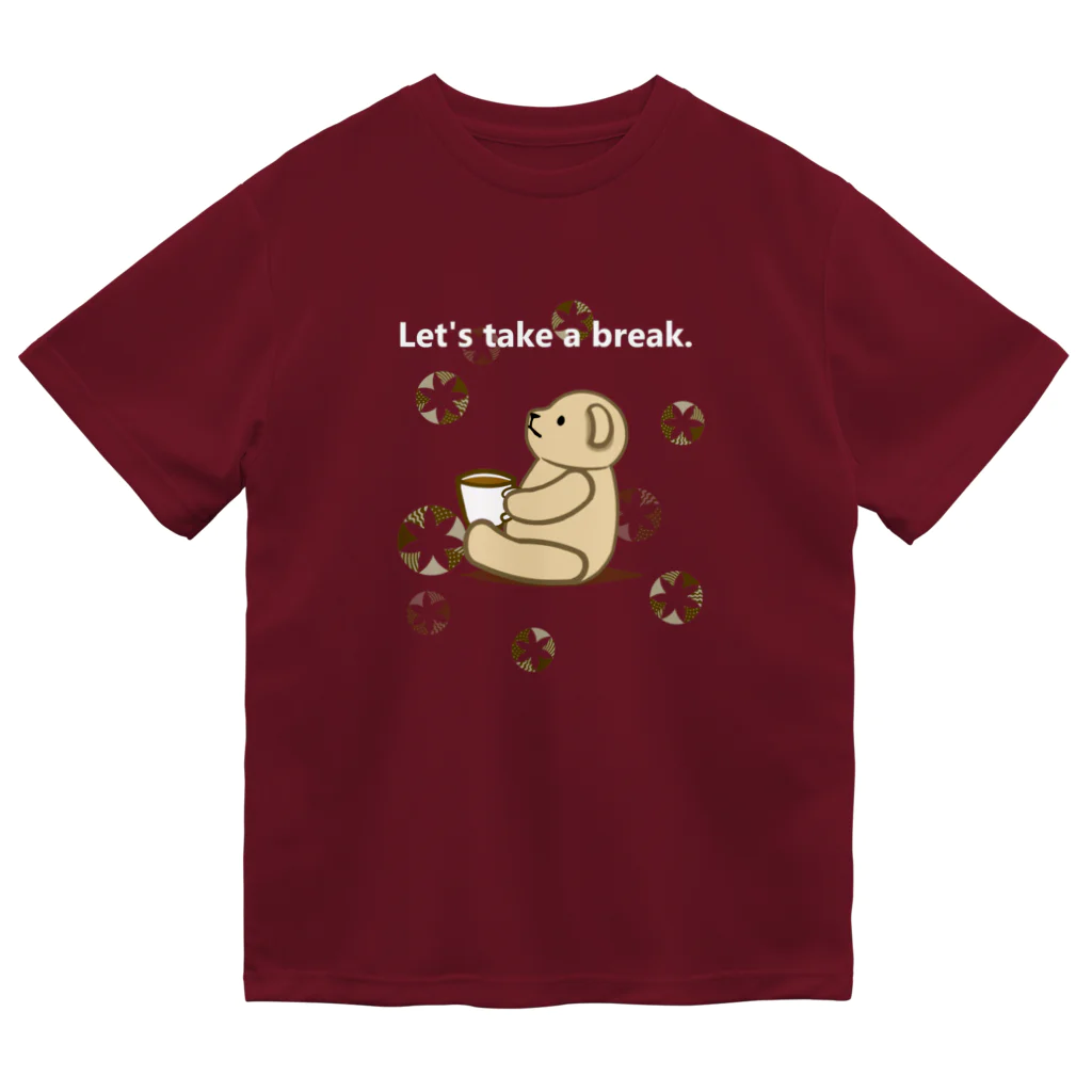 PERIDOTのcoffee break（ロゴが白） Dry T-Shirt