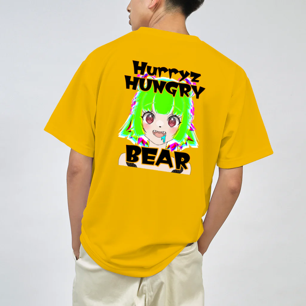 Hurryz HUNGRY BEARのHurryz HUNGRY BEARギャル☆ ドライTシャツ