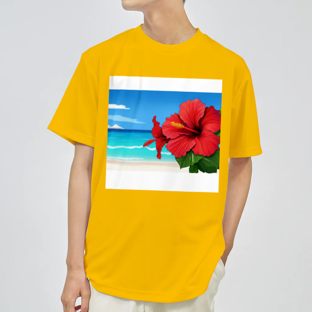 kaiminsapoのハイビスカス　リゾート　🌺　🏝️ ドライTシャツ