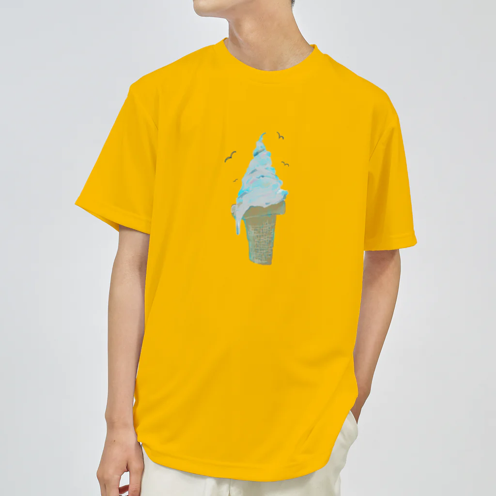 Oo_t(uki) オーツキの夏のソフトクリーム ドライTシャツ