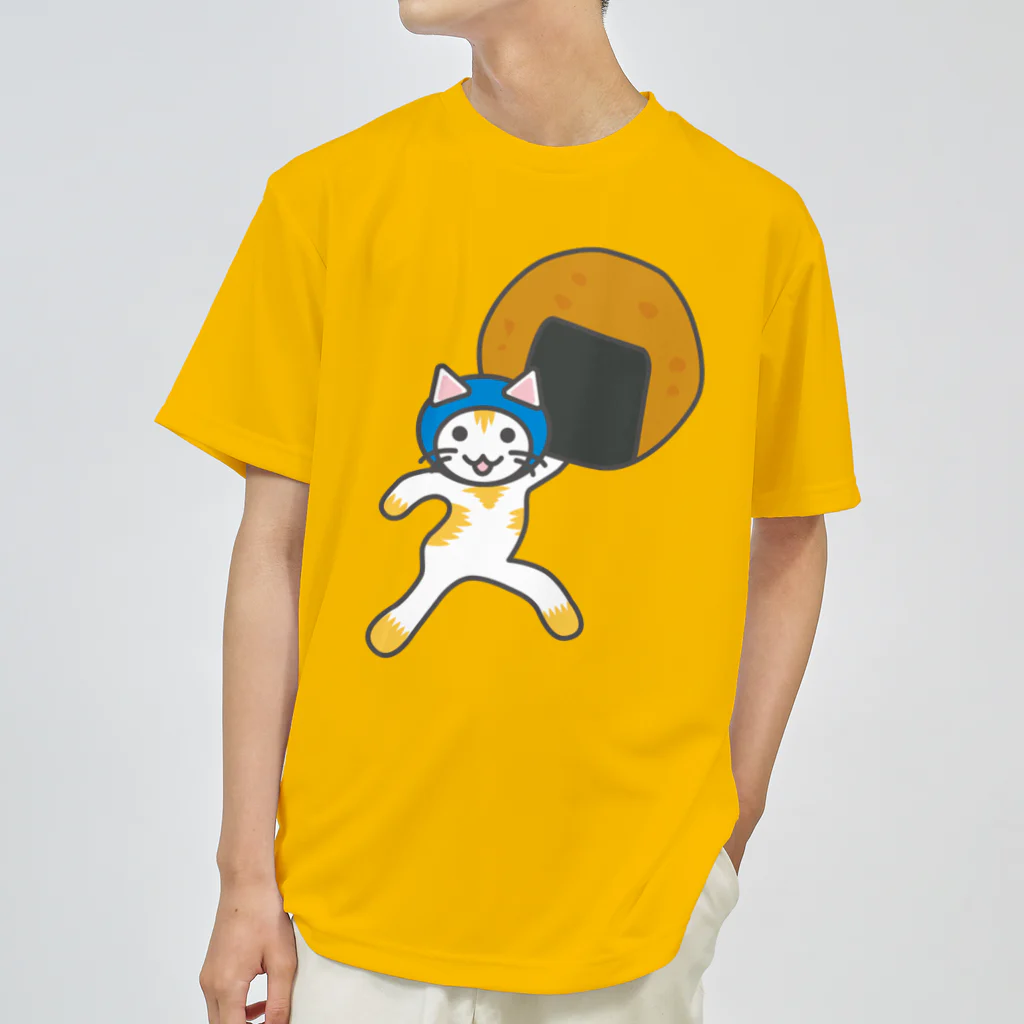 ヨープキャンが気になったのせんべいねこ ドライTシャツ