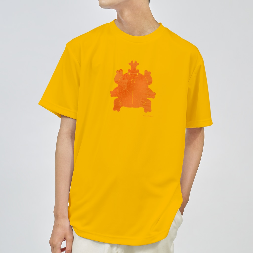 いきものだもののオレンジのカブトムシくん Dry T-Shirt