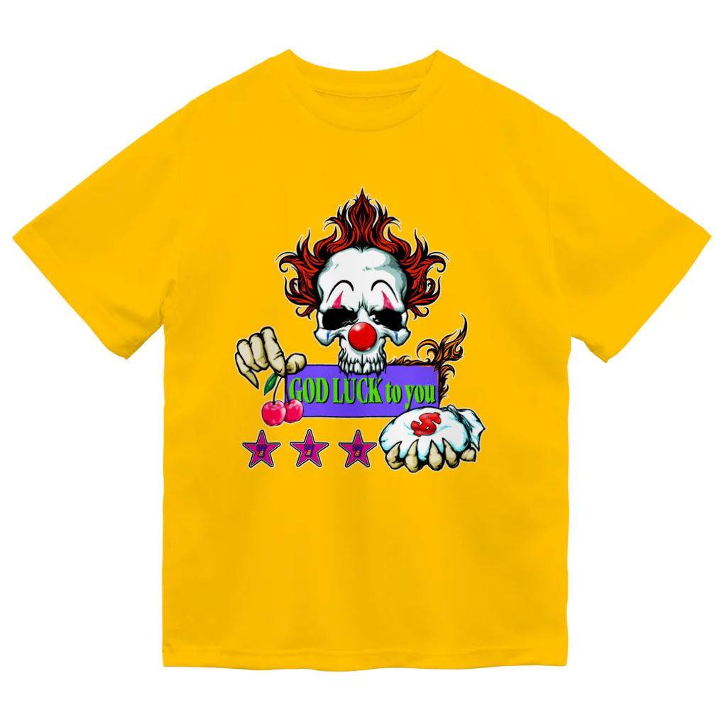 GOD LUCK💀to youのピエロGOD LUCK to  you🤡✨ ドライTシャツ