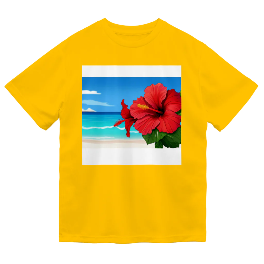 kaiminsapoのハイビスカス　リゾート　🌺　🏝️ ドライTシャツ