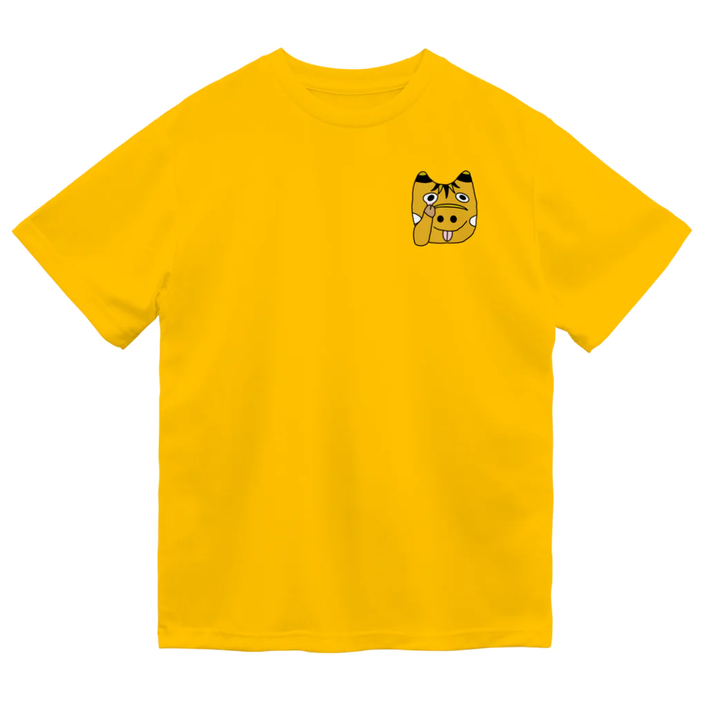 ロジローのあっかんべーこ(黄) Dry T-Shirt