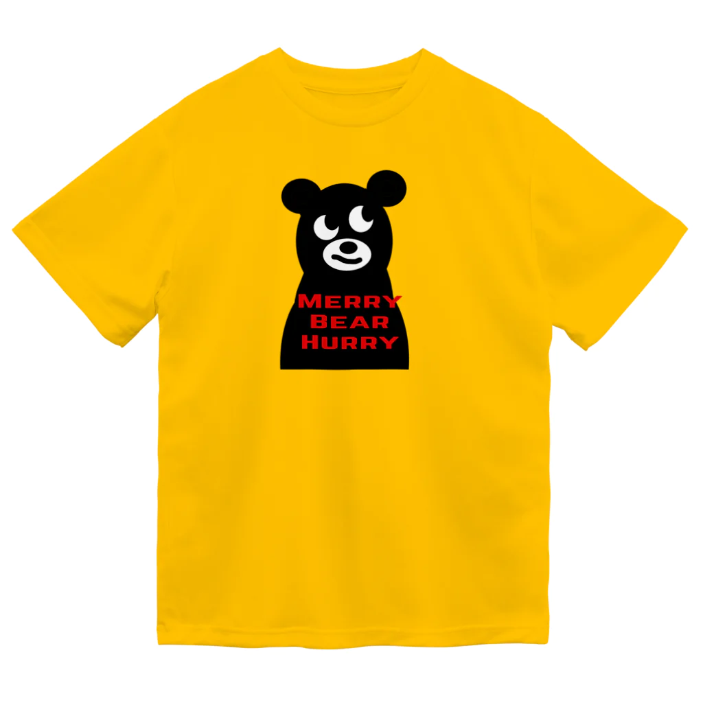 MERRY HURRYのクマー！！ ドライTシャツ