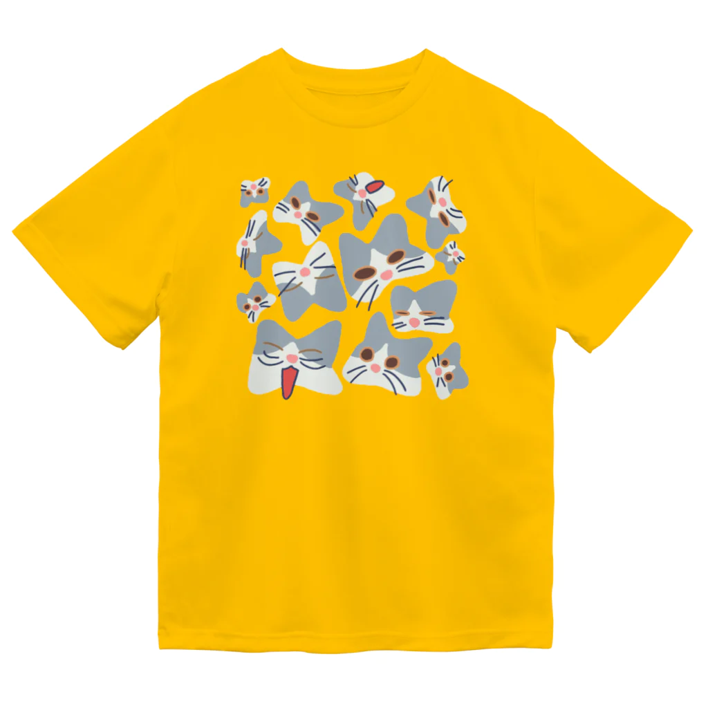 ﾄﾙｺﾞﾚのネコアメーバ　うちの猫柄 Dry T-Shirt