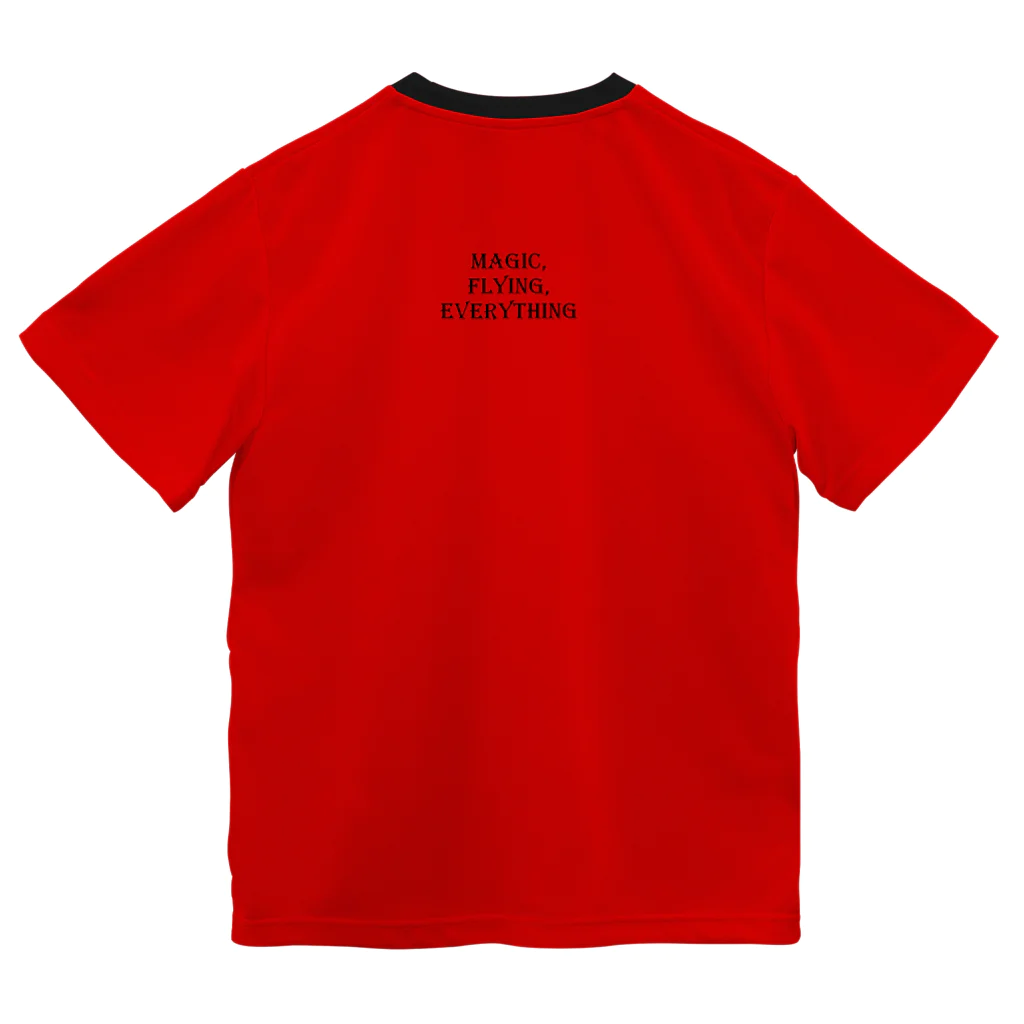 月夜のタツノオトシゴのmagic, flying, everything ドライTシャツ