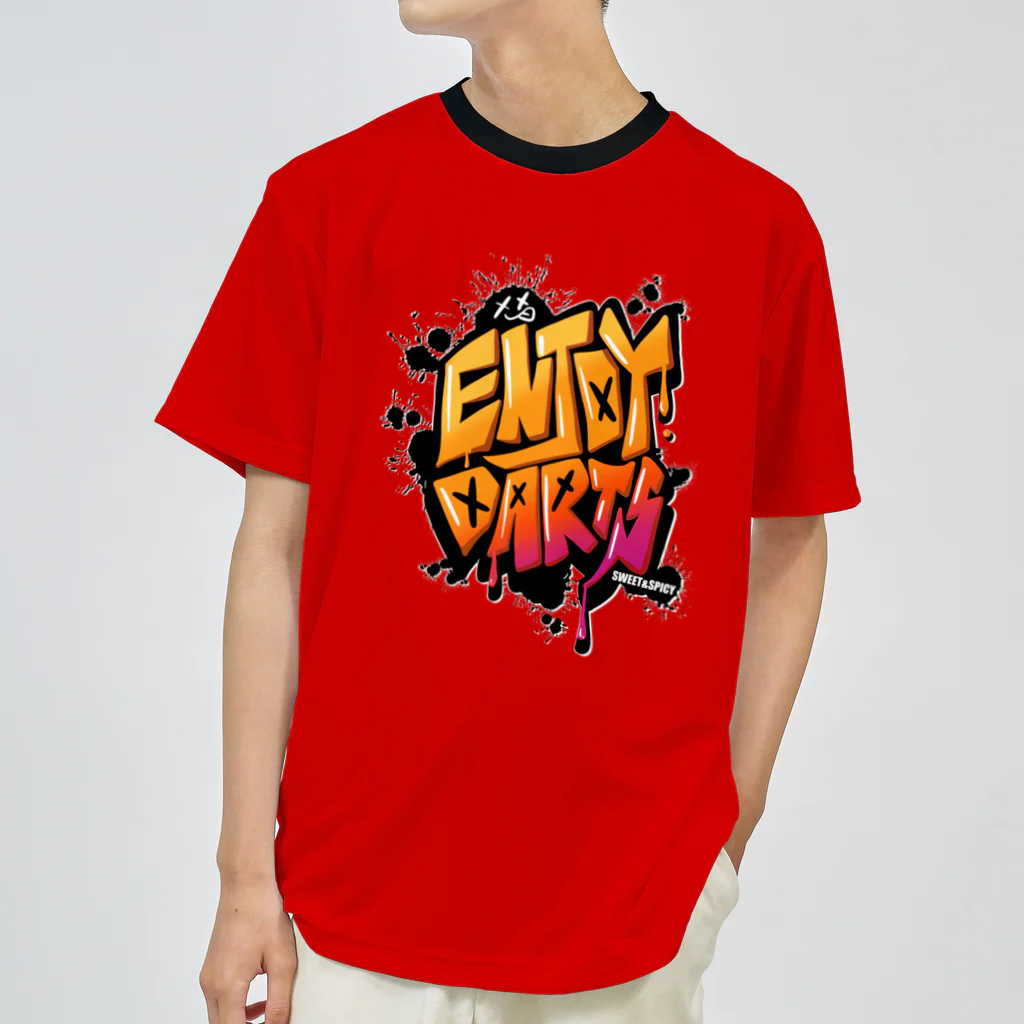 SWEET＆SPICY 【 すいすぱ 】ダーツのENJOY DARTS！ Dry T-Shirt