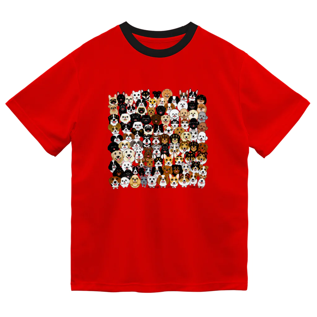 ABCDOGSのわいわいABC96　ABCDOGS ドライTシャツ