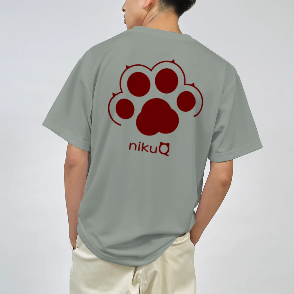 WebArtsの肉球をモチーフにしたオリジナルブランド「nikuQ」（猫タイプ）です Dry T-Shirt