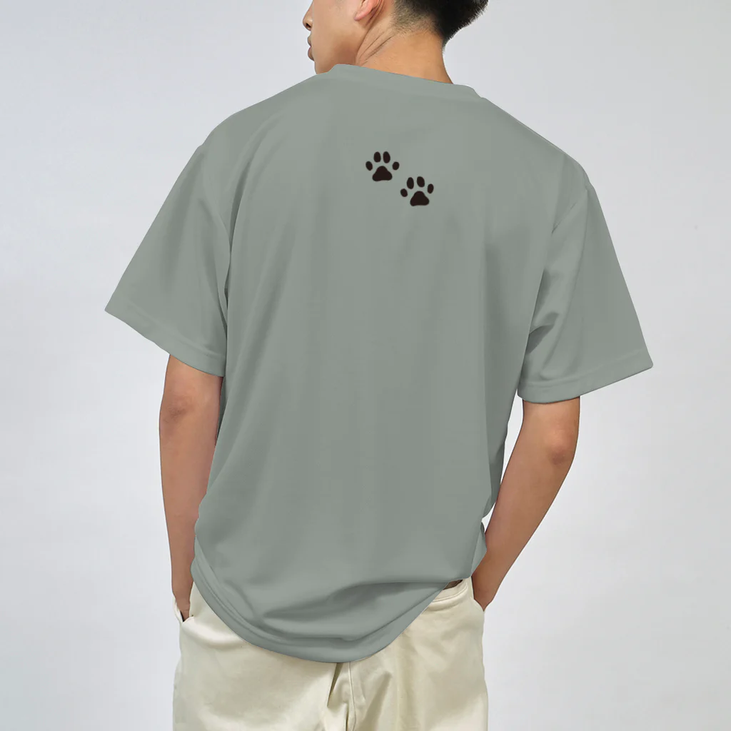 chizuruの柴犬落ちてる（茶柴） ドライTシャツ