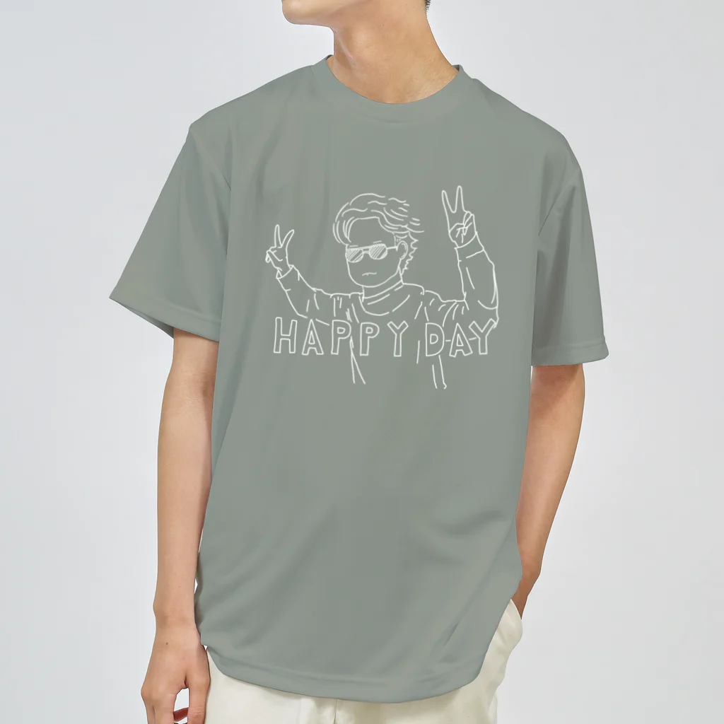 たんさんぽろぽろ丸のグッズ屋さんのHappy Day ドライTシャツ