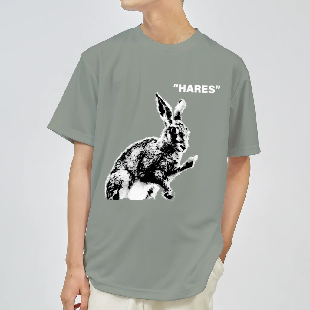 AngelRabbitsの"HARES" Dry T-Shirt