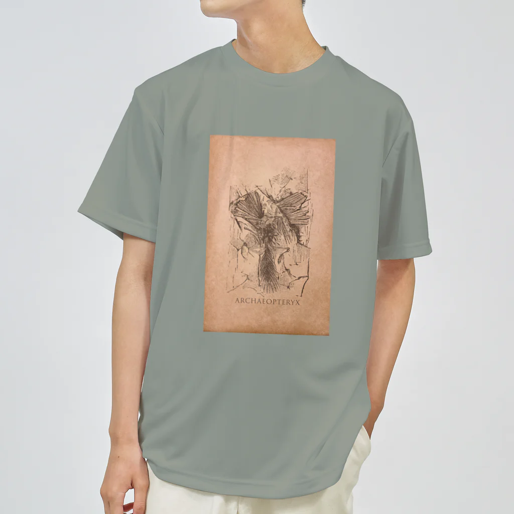 VEZ Craft SUZURI店の始祖鳥の化石 Dry T-Shirt