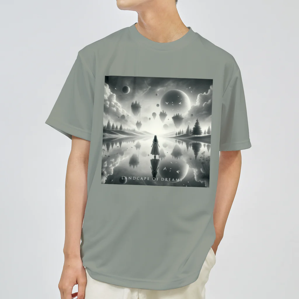 センターフィールドの夢の風景 Dry T-Shirt