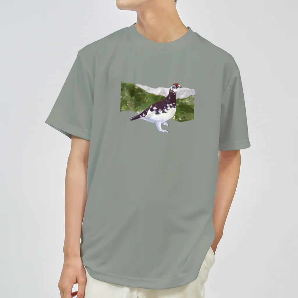 piro piro piccoloのライチョウ Dry T-Shirt