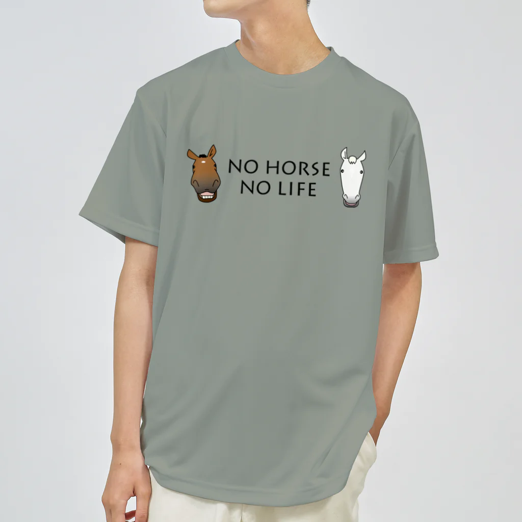 SHOP HAPPY HORSES（馬グッズ）のスピプーロゴ ドライTシャツ