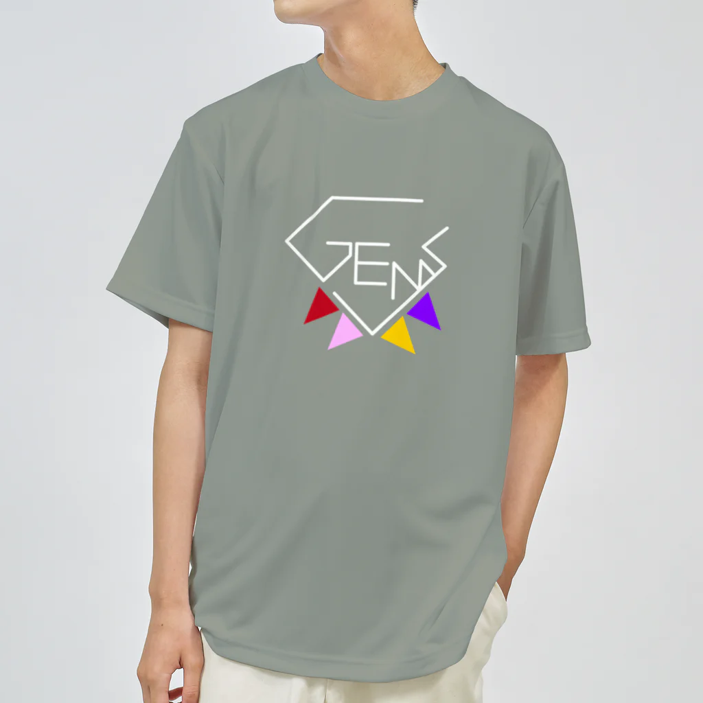 GEMS 公式ショップのGEMS オフシャルグッズ　BLACK ドライTシャツ