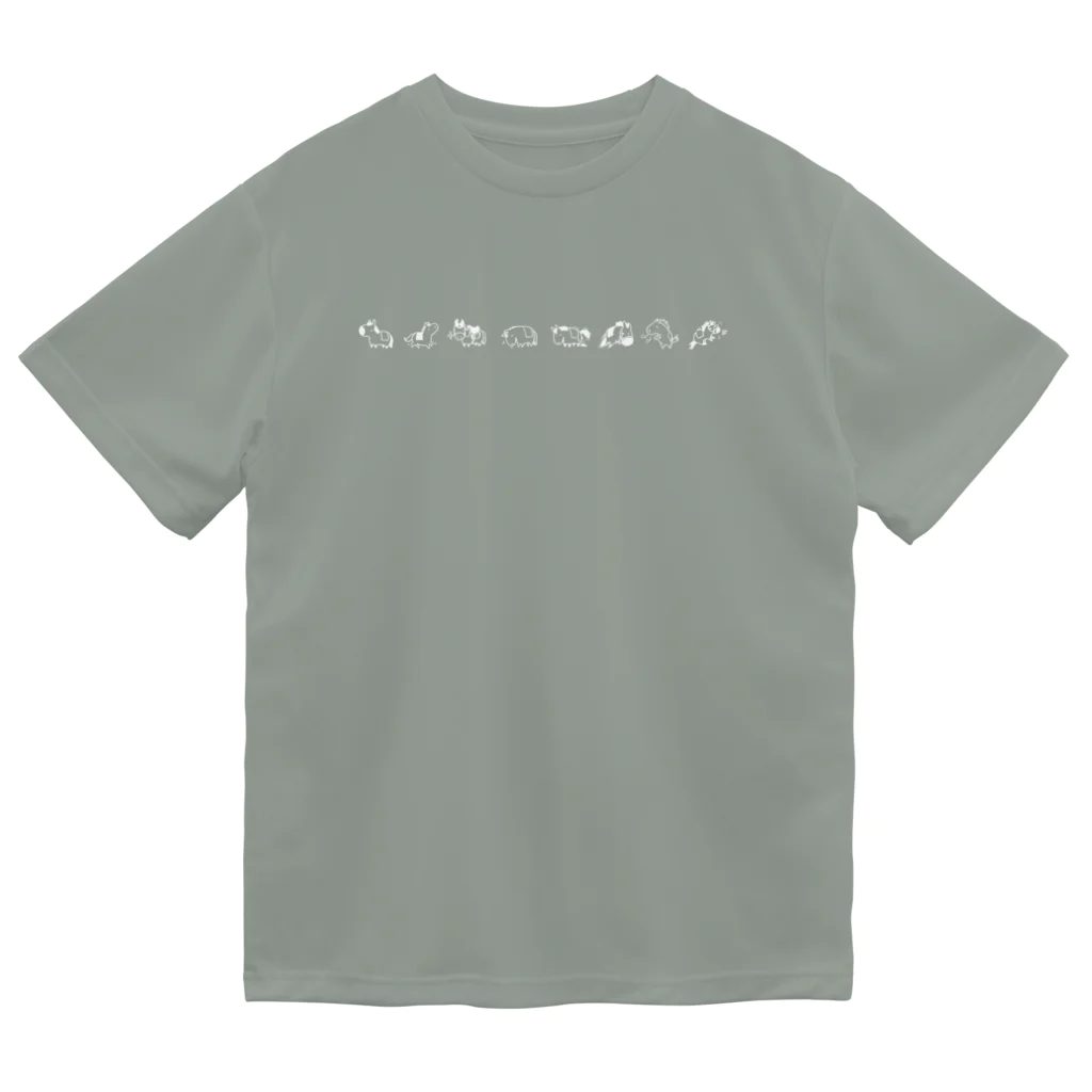 ナトのUMAモノクロ白 Dry T-Shirt